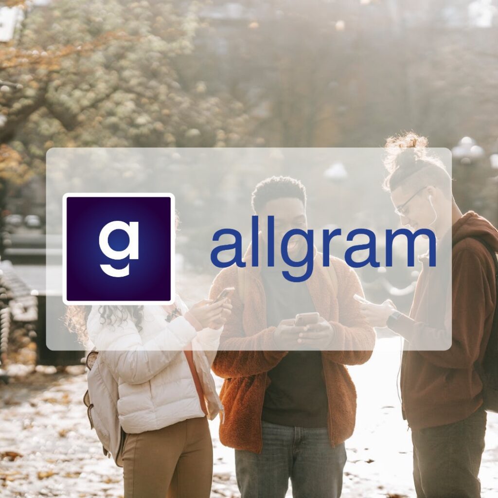 allgram, an all in one secure communication application that allows you to communicate and share posts securely.